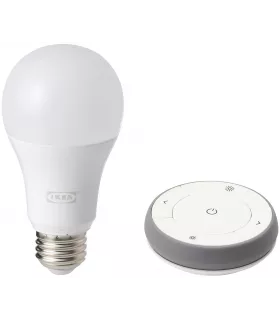 Лампа светодиодная ИКЕА ТРОДФРИ, E27, 11 Вт, 2700 К