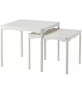 Набор столиков ИКЕА 205.125.23, 2 шт, белый