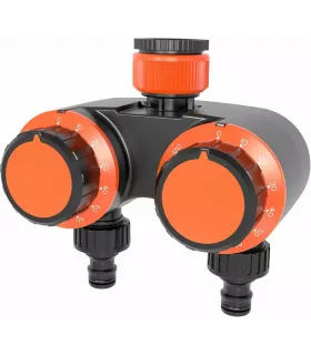 Таймер для воды механический 2 выхода 14х14х8 см