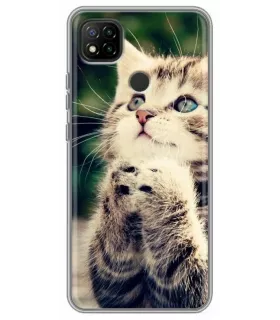 Дизайнерский силиконовый чехол для Xiaomi RedMi 9C Котята