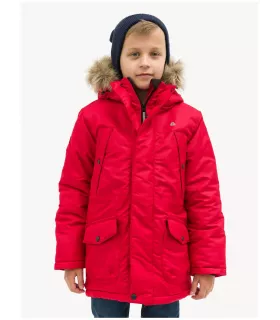 Парка CosmoTex, размер 140, красный