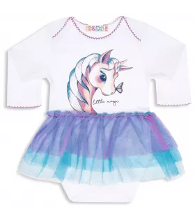 Платье-боди Me & We, размер 86, фиолетовый