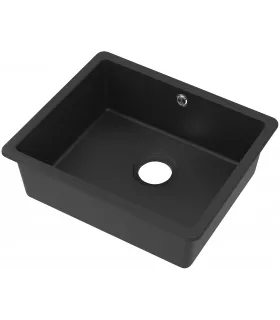 Врезная кухонная мойка 56 см, ИКЕА КИЛСВИКЕН, черный