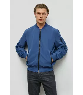 Бомбер Baon, размер 48, синий